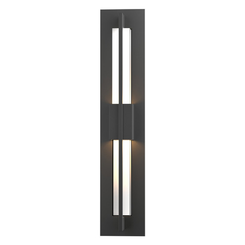 Axis Double Axis Small LED Outdoor Sconce in Coastal Dark Smoke (39|306415-LED-77-ZM0331)