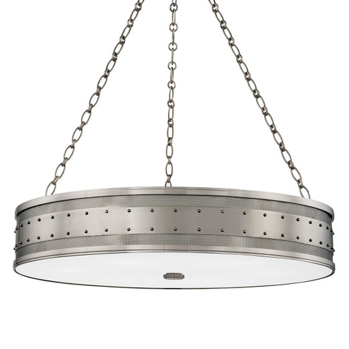 Gaines Six Light Chandelier in Historic Nickel (70|2230-HN)
