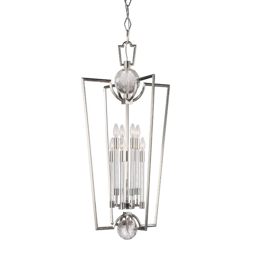 Waterloo Eight Light Lantern in Polished Nickel (70|3022-PN)