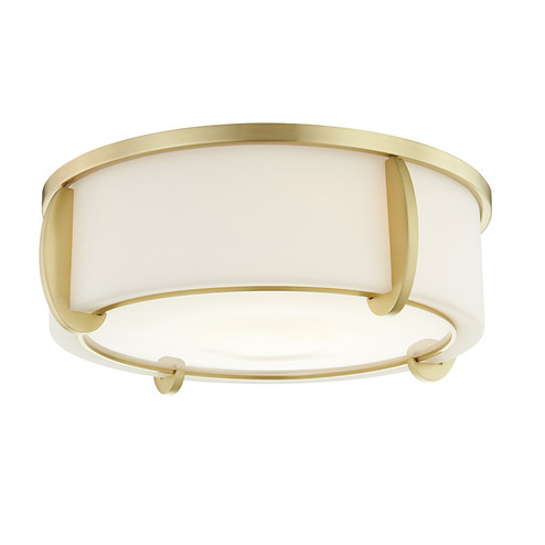 Talon Three Light Flush Mount in Aged Brass (70|4616-AGB)