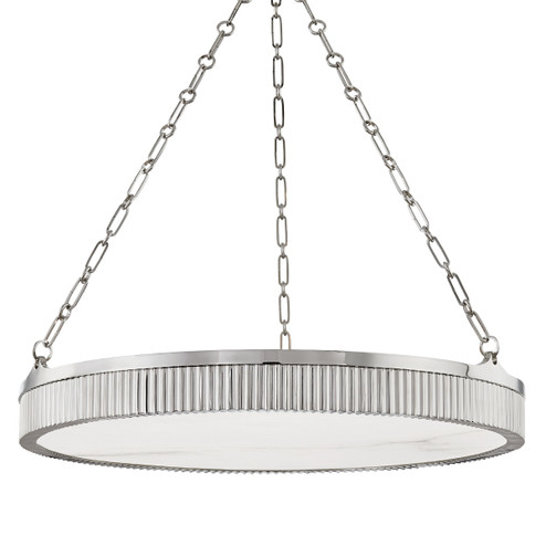 Lynden Eight Light Chandelier in Polished Nickel (70|532-PN)