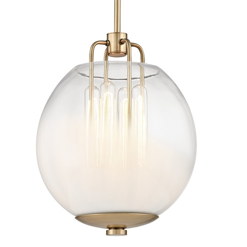 Sawyer Four Light Pendant in Aged Brass (70|5712-AGB)