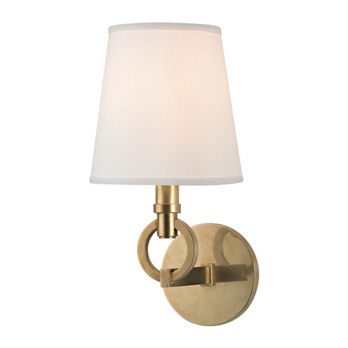 Malibu One Light Wall Sconce in Aged Brass (70|611-AGB)