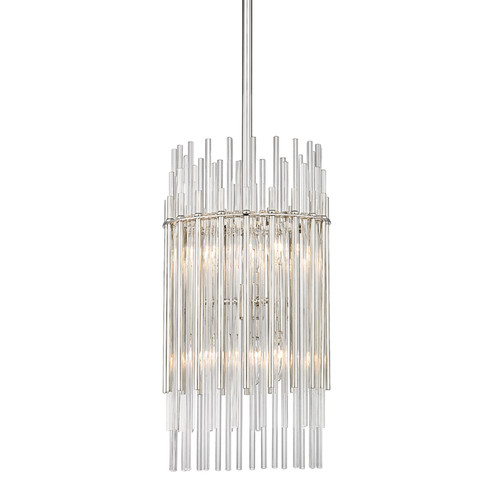 Wallis Six Light Pendant in Polished Nickel (70|6310-PN)