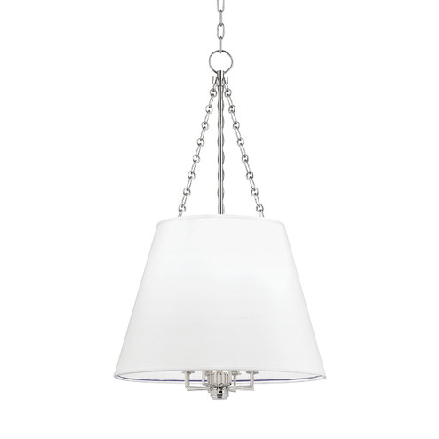 Burdett Eight Light Pendant in Polished Nickel (70|6422-PN)