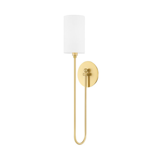 Harlem One Light Wall Sconce in Aged Brass (70|6800-AGB)
