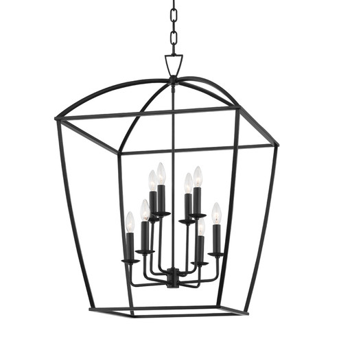 Bryant Eight Light Pendant in Aged Iron (70|8324-AI)