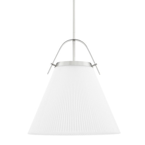 Aldridge One Light Pendant in Polished Nickel (70|9624-PN)