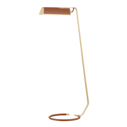 Holtsville One Light Floor Lamp in Aged Brass (70|L1297-AGB)