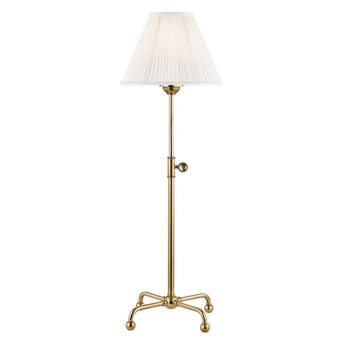 Classic No.1 One Light Table Lamp in Aged Brass (70|MDSL107-AGB)
