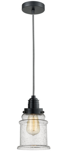 Winchester One Light Mini Pendant in Matte Black (405|100BK-10BW-2H-BK-G184)