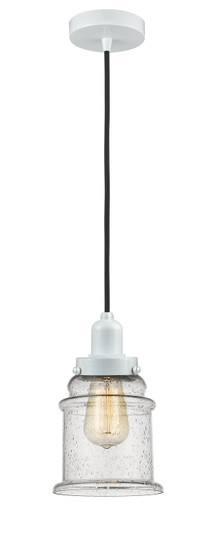 Whitney One Light Mini Pendant in White (405|100W-10BK-0H-W-G184)