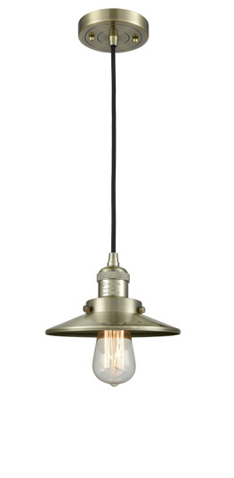 Franklin Restoration LED Mini Pendant in Antique Brass (405|201C-AB-M4-LED)
