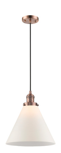 Franklin Restoration LED Pendant in Antique Copper (405|201C-AC-G41-L-LED)