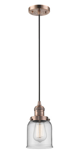 Franklin Restoration One Light Mini Pendant in Antique Copper (405|201C-AC-G52)