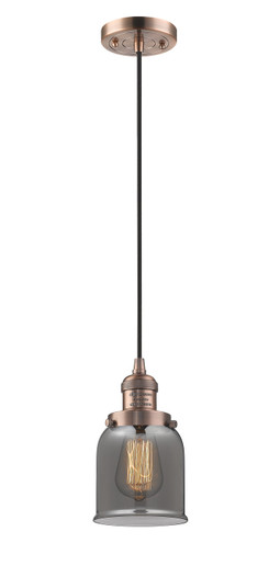Franklin Restoration One Light Mini Pendant in Antique Copper (405|201C-AC-G53)