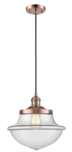 Franklin Restoration LED Mini Pendant in Antique Copper (405|201C-AC-G542-LED)