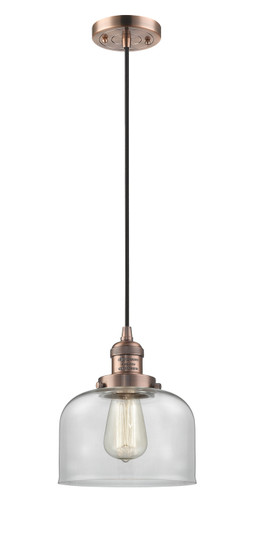 Franklin Restoration LED Mini Pendant in Antique Copper (405|201C-AC-G72-LED)