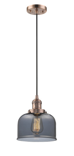 Franklin Restoration One Light Mini Pendant in Antique Copper (405|201C-AC-G73)