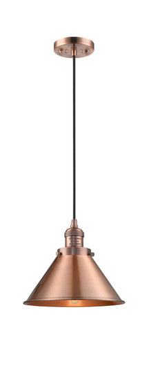 Franklin Restoration One Light Mini Pendant in Antique Copper (405|201C-AC-M10-AC)