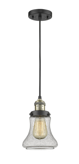Franklin Restoration One Light Mini Pendant in Black Antique Brass (405|201C-BAB-G194)