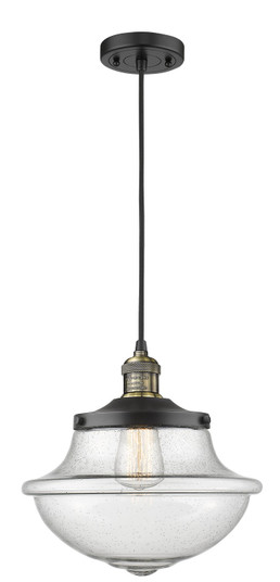 Franklin Restoration LED Mini Pendant in Black Antique Brass (405|201C-BAB-G544-LED)