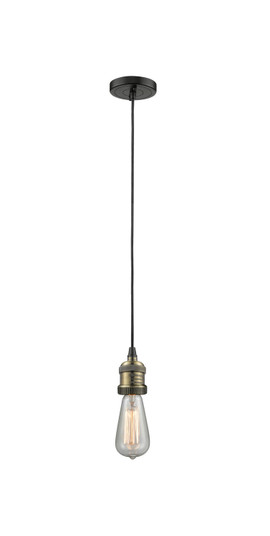 Franklin Restoration LED Mini Pendant in Black Antique Brass (405|201C-BAB-LED)