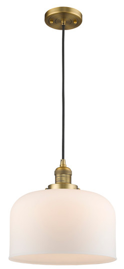 Franklin Restoration LED Mini Pendant in Brushed Brass (405|201C-BB-G71-L-LED)