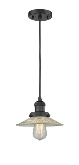 Franklin Restoration One Light Mini Pendant in Matte Black (405|201C-BK-G2)