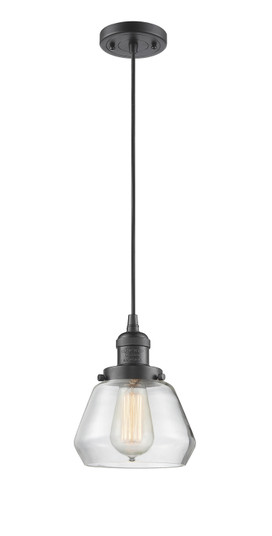 Franklin Restoration LED Mini Pendant in Oil Rubbed Bronze (405|201C-OB-G172-LED)