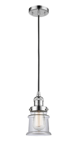 Franklin Restoration One Light Mini Pendant in Polished Chrome (405|201C-PC-G182S)