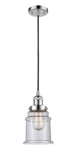 Franklin Restoration One Light Mini Pendant in Polished Chrome (405|201C-PC-G184)