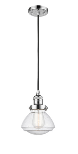Franklin Restoration One Light Mini Pendant in Polished Chrome (405|201C-PC-G324)
