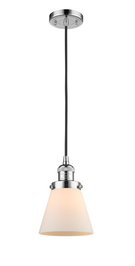 Franklin Restoration LED Mini Pendant in Polished Chrome (405|201C-PC-G61-LED)