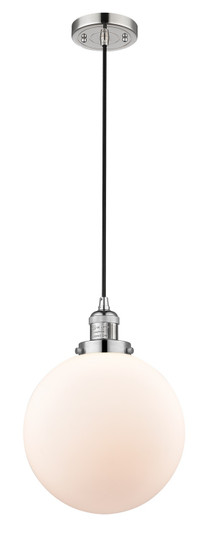 Franklin Restoration LED Mini Pendant in Polished Nickel (405|201C-PN-G201-10-LED)
