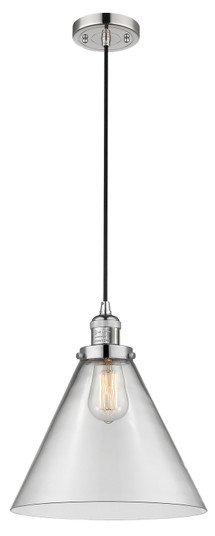 Franklin Restoration One Light Mini Pendant in Polished Nickel (405|201C-PN-G42-L)