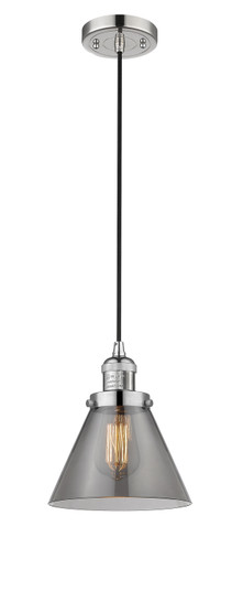 Franklin Restoration One Light Mini Pendant in Polished Nickel (405|201C-PN-G43)