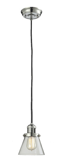 Franklin Restoration One Light Mini Pendant in Polished Nickel (405|201C-PN-G62)