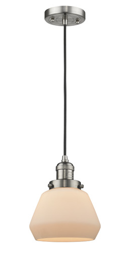 Franklin Restoration LED Mini Pendant in Brushed Satin Nickel (405|201C-SN-G171-LED)