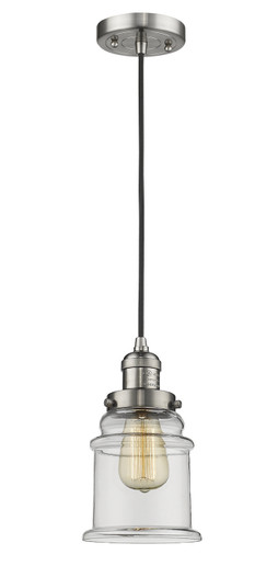 Franklin Restoration LED Mini Pendant in Brushed Satin Nickel (405|201C-SN-G182-LED)