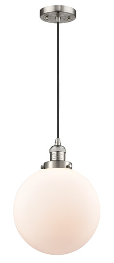 Franklin Restoration LED Mini Pendant in Brushed Satin Nickel (405|201C-SN-G201-10-LED)