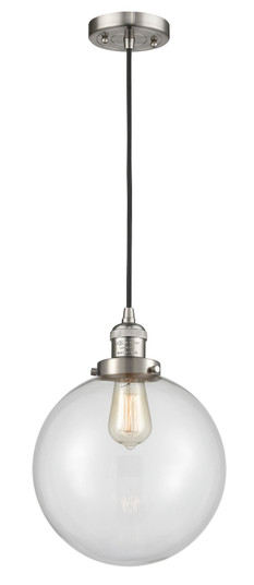 Franklin Restoration LED Mini Pendant in Brushed Satin Nickel (405|201C-SN-G202-10-LED)