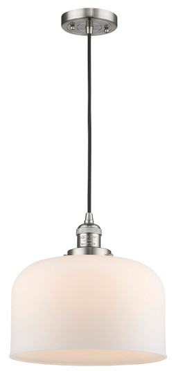 Franklin Restoration One Light Mini Pendant in Brushed Satin Nickel (405|201C-SN-G71-L)