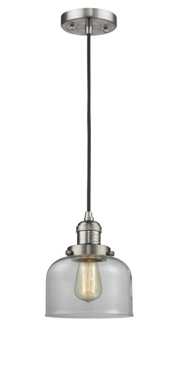 Franklin Restoration One Light Mini Pendant in Brushed Satin Nickel (405|201C-SN-G72)