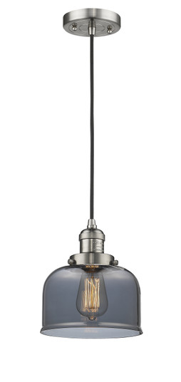 Franklin Restoration One Light Mini Pendant in Brushed Satin Nickel (405|201C-SN-G73)