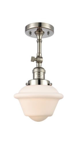 Franklin Restoration One Light Semi-Flush Mount in Polished Nickel (405|201F-PN-G531)
