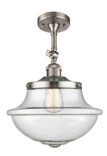 Franklin Restoration LED Semi-Flush Mount in Brushed Satin Nickel (405|201F-SN-G544-LED)