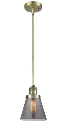 Franklin Restoration One Light Mini Pendant in Antique Brass (405|201S-AB-G63)