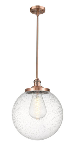 Franklin Restoration One Light Pendant in Antique Copper (405|201S-AC-G204-14)