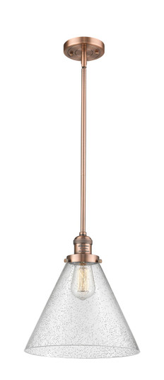 Franklin Restoration LED Pendant in Antique Copper (405|201S-AC-G44-L-LED)
